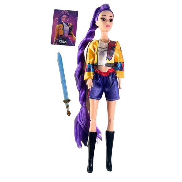 3PCS Kpop Demon Hunter Dolls Set Sings 11.8" Figures USA Seller Fast Ship - Picture 4 of 11